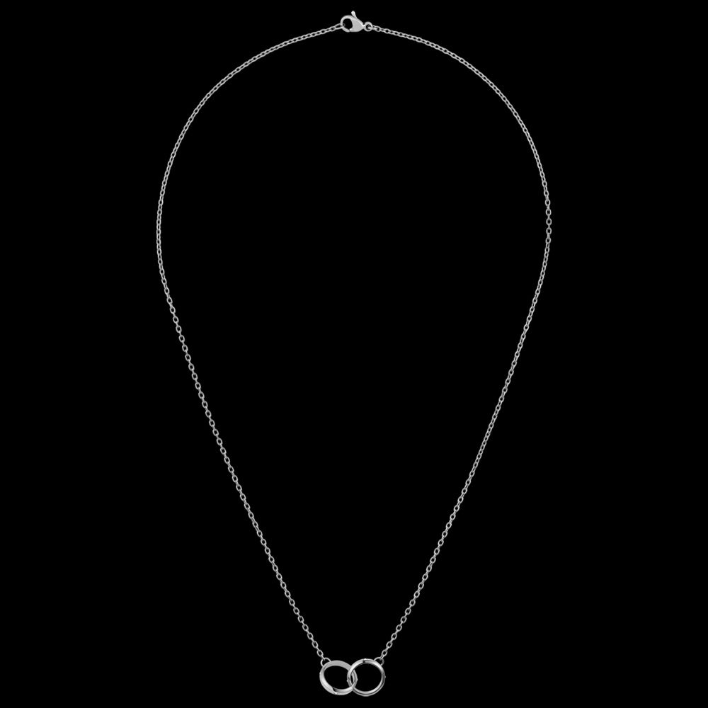 DANIEL WELLINGTON CLASSIC LUMINE UNITY SILVER CZ NECKLACE