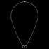 DANIEL WELLINGTON CLASSIC LUMINE UNITY SILVER CZ NECKLACE