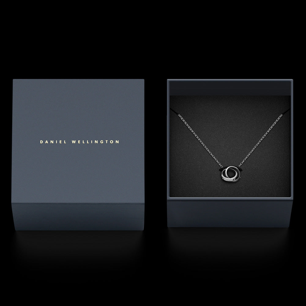 DANIEL WELLINGTON CLASSIC LUMINE UNITY SILVER CZ NECKLACE