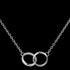 DANIEL WELLINGTON CLASSIC LUMINE UNITY SILVER CZ NECKLACE