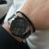 Man Wearing Daniel Wellington Classic Black Cuff Bracelet