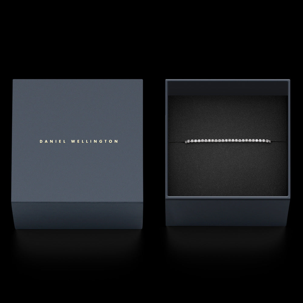 DANIEL WELLINGTON CLASSIC SILVER CZ TENNIS BRACELET - PACKAGING