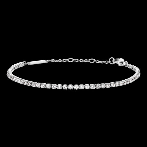 DANIEL WELLINGTON CLASSIC SILVER CZ TENNIS BRACELET