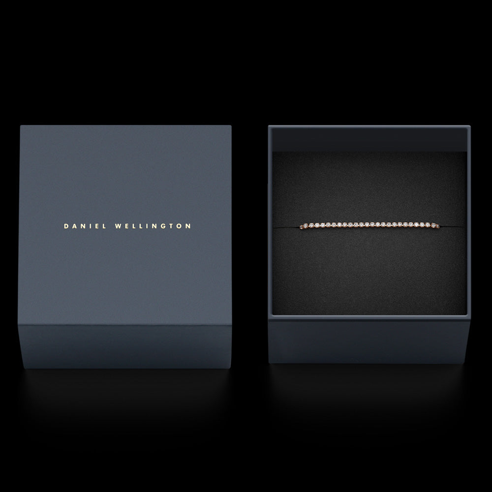 DANIEL WELLINGTON CLASSIC ROSE GOLD CZ TENNIS BRACELET - PACKAGING