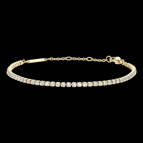 DANIEL WELLINGTON CLASSIC GOLD CZ TENNIS BRACELET