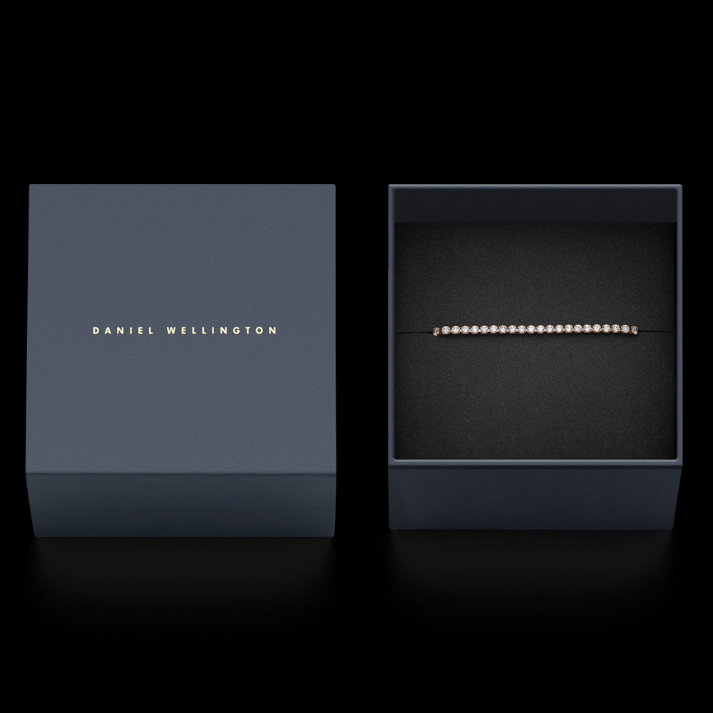 DANIEL WELLINGTON CLASSIC ROSE GOLD CZ TENNIS NECKLACE - PACKAGING