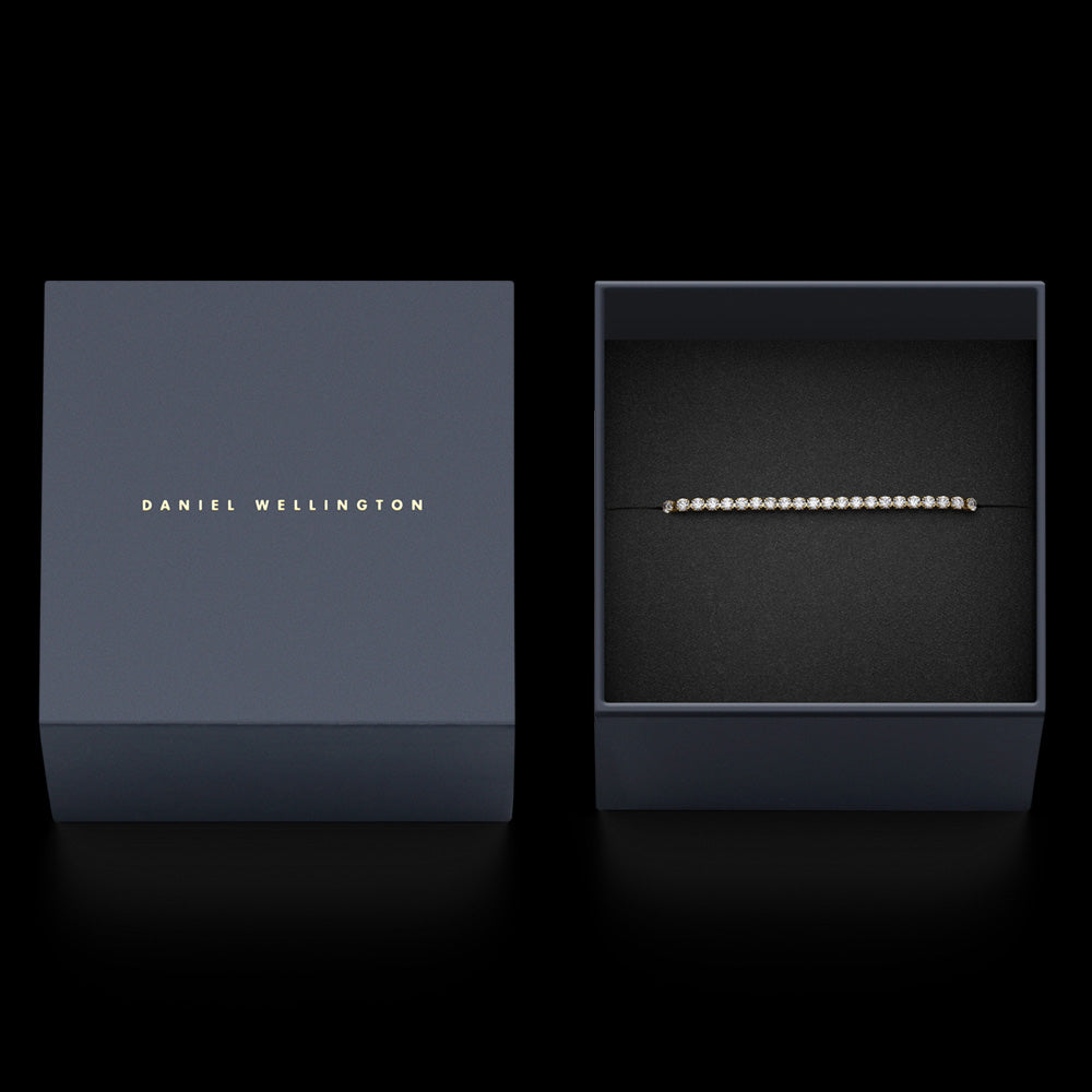 DANIEL WELLINGTON CLASSIC GOLD CZ TENNIS NECKLACE - PACKAGING