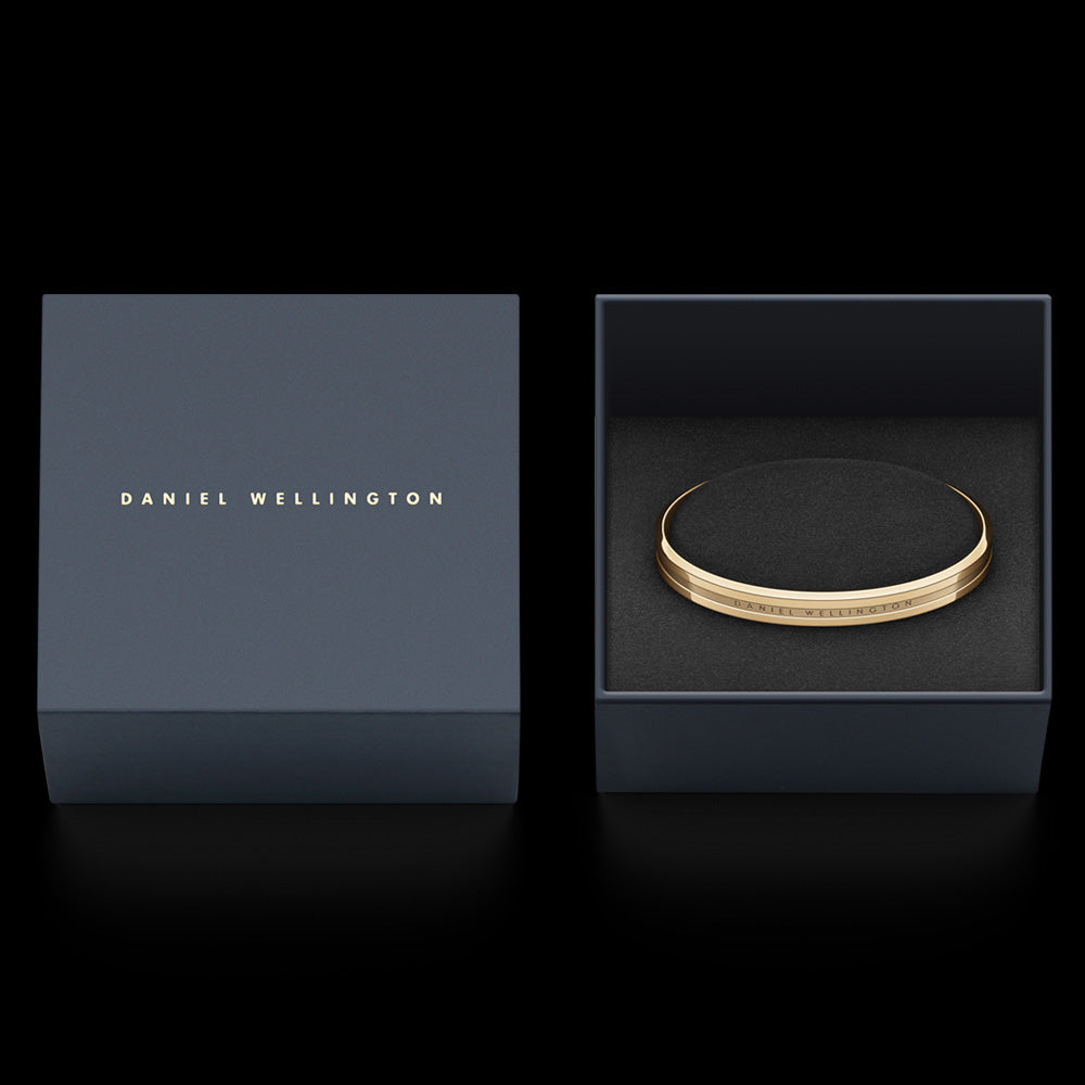 DANIEL WELLINGTON ELAN GOLD CUFF BRACELET - PACKAGING