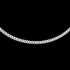 DANIEL WELLINGTON ELAN FLAT CHAIN SILVER NECKLACE - CLOSE-UP