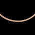 DANIEL WELLINGTON ELAN FLAT CHAIN ROSE GOLD NECKLACE - CLOSE-UP