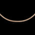 DANIEL WELLINGTON ELAN BOX CHAIN ROSE GOLD NECKLACE - CLOSE-UP
