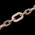 Close-up Daniel Wellington Crystal Link Rose Gold Necklace
