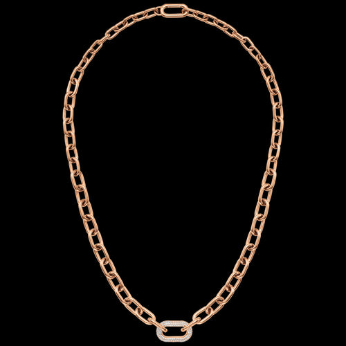 Daniel Wellington Crystal Link Rose Gold Necklace | Australia