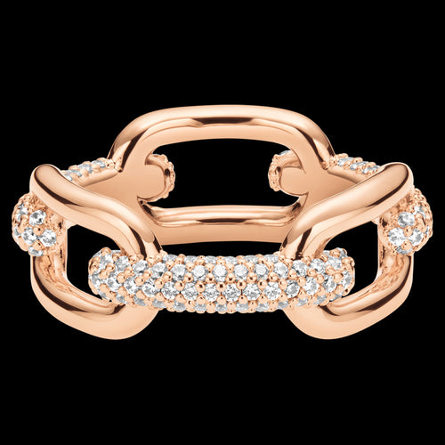 Daniel Wellington Crystal Link Rose Gold Ring | Australia