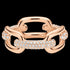 Daniel Wellington Crystal Link Rose Gold Ring | Australia