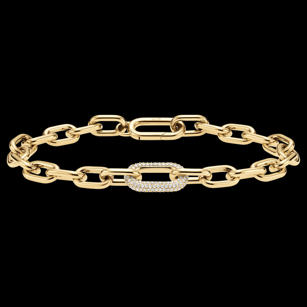Daniel Wellington Crystal Link Gold Bracelet | Australia