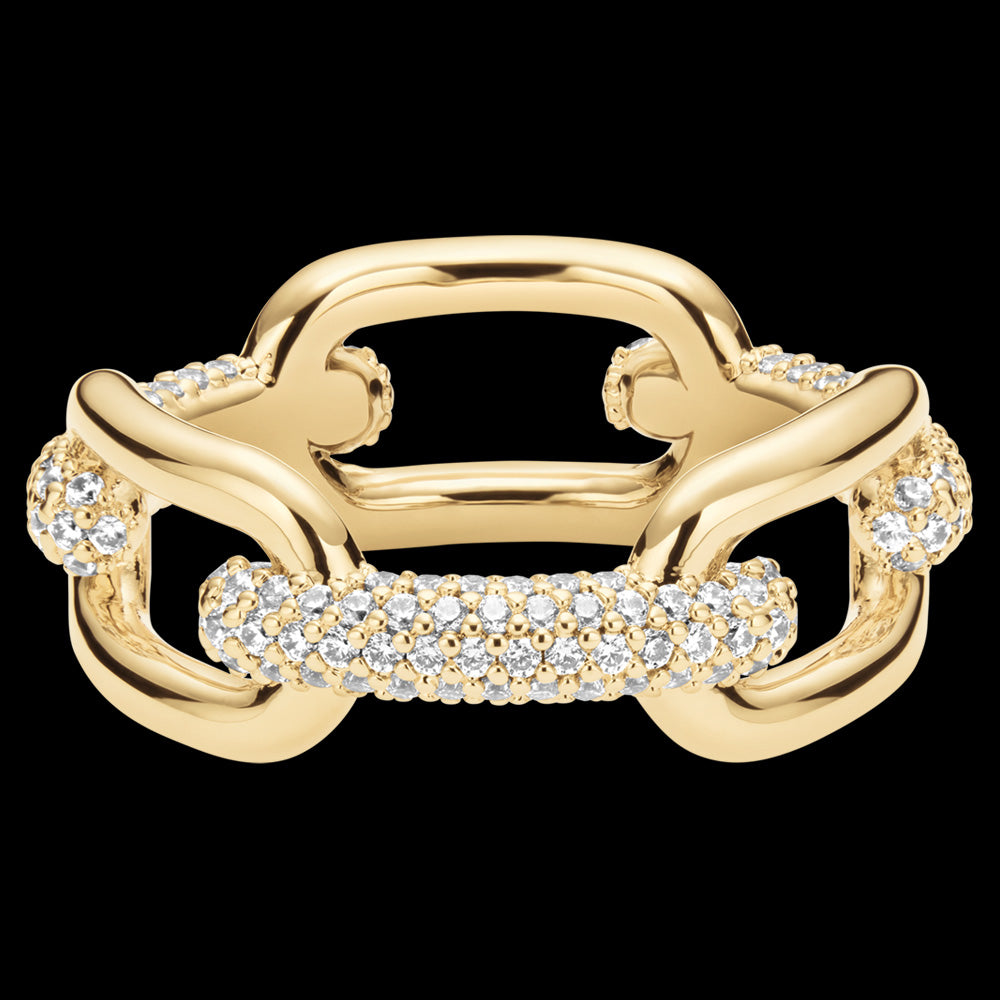 Daniel Wellington Crystal Link Gold Ring | Australia