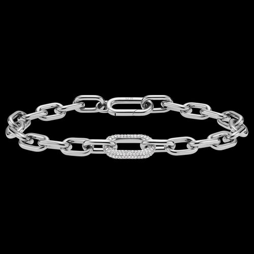 Daniel Wellington Crystal Link Silver Bracelet | Australia