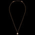 Full View Daniel Wellington Pave Crystal Rose Gold Ball Necklace