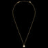 Full View Daniel Wellington Pave Crystal Gold Ball Necklace