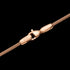 DANIEL WELLINGTON MESH 1.8MM ROSE GOLD BRACELET - CLASP CLOSE-UP