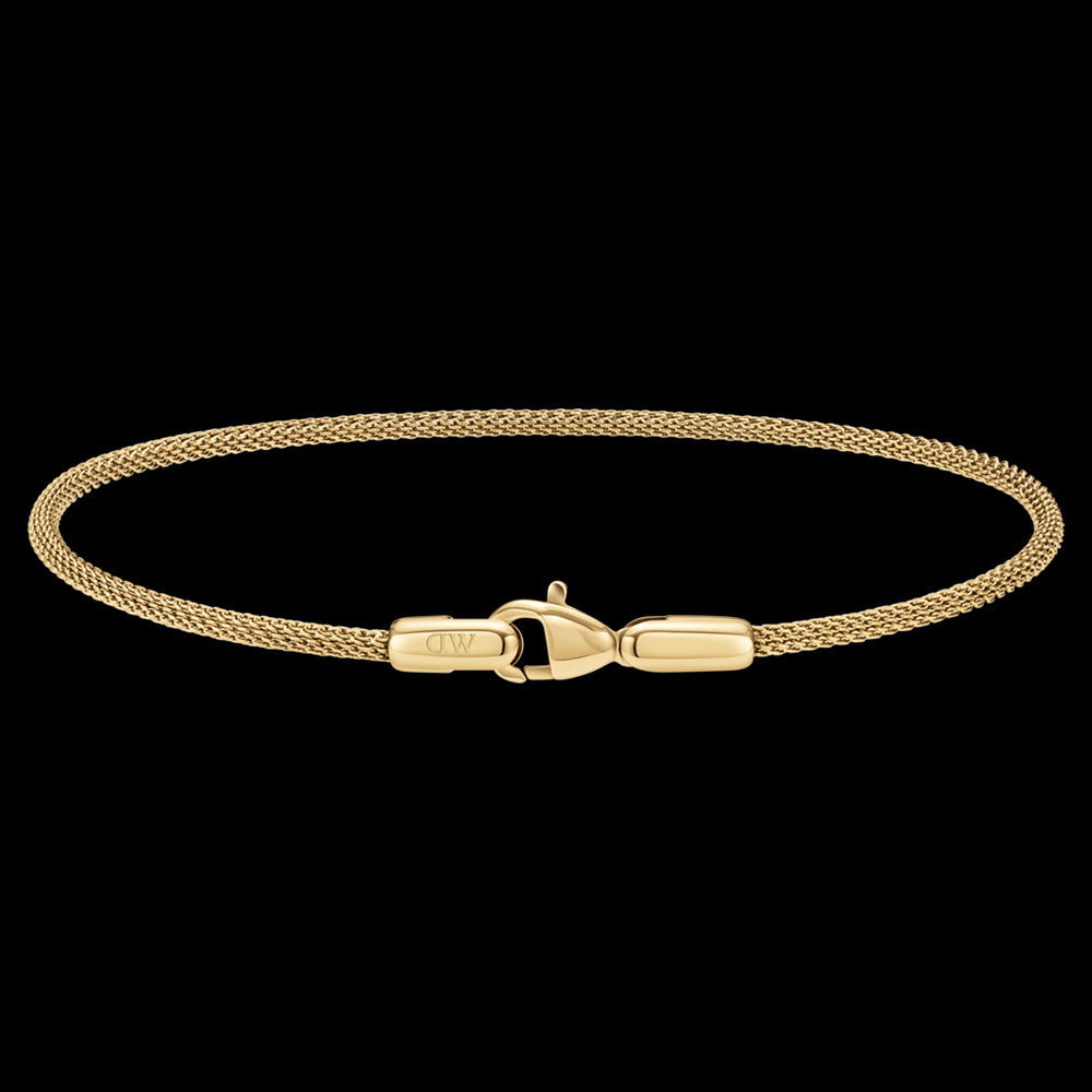 DANIEL WELLINGTON MESH 1.8MM GOLD BRACELET
