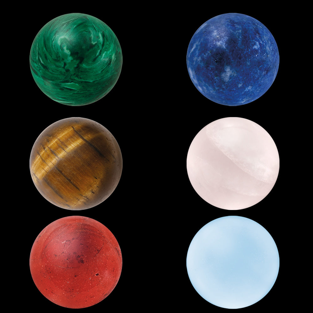 Engelsrufer Powerful Stone Collection | Malachite | Lapis Lazuli | Tiger Eye | Rose Quartz | Red Jasper | Blue Agate