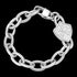 POLICE HERITAGE CREST STEEL LINK MEN'S BRACELET