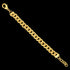 POLICE CRANK GOLD MEN'S CHAIN BRACELET - FULL LENGTH