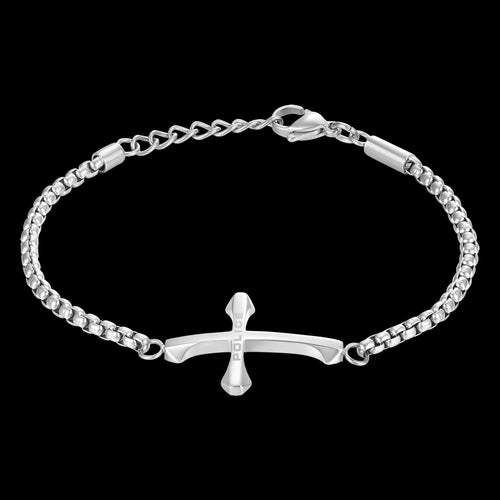 POLICE DIE-CUT CROSS MEN'S BRACELET