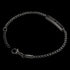 POLICE MIX CZ GUNMETAL GREY MEN'S BRACELET - BACK VIEW