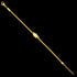 POLICE REVELRY GOLD MEN'S CHAIN BRACELET - FULL VIEW
