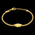 POLICE REVELRY GOLD MEN'S CHAIN BRACELET