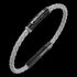 POLICE WARREN GREY LEATHER MEN'S BRACELET