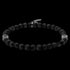 POLICE TALON BLACK ONYX BEAD MEN'S BRACELET - BACK VIEW