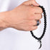 POLICE TALON BLACK ONYX BEAD MEN'S BRACELET - MODEL VIEW