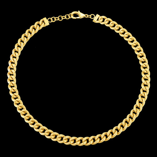 POLICE CRANK GOLD MEN'S CHAIN NECKLACE