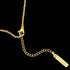 POLICE CROSSED GOLD WEAVE CROSS MEN'S NECKLACE - CHAIN CLOSE-UP