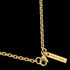 POLICE WHIZ ANTIQUE SKULL GOLD CZ CROSS MEN'S NECKLACE - CHAIN CLOSE-UP