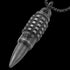 POLICE BULLET GUNMETAL GREY MEN'S NECKLACE