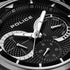 Dial Close-UP Police Driver II Gunmetal Grey Black Dial Men's Watch