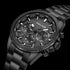 Side View Police Malawi All Black Men's Watch