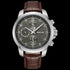 POLICE MENSOR GREY DIAL BROWN LEATHER MEN'S WATCH