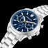 POLICE RANGY SILVER BLUE DIAL MEN'S WATCH - ANGLE VIEW