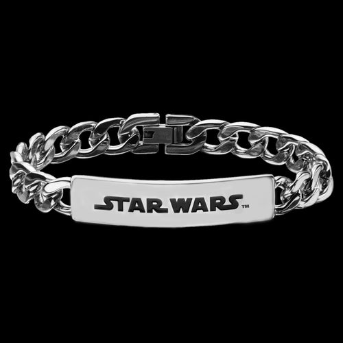 STAR WARS LOGO STAINLESS STEEL ID BRACELET