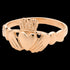 9 KARAT ROSE GOLD IRISH CLADDAGH RING