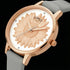 Close-Up Limit Secret Garden Sunflower Dial Rose Gold Leather Watch