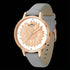 Tilt Angle Limit Secret Garden Sunflower Dial Rose Gold Leather Watch