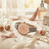 Limit Secret Garden Sunflower Dial Rose Gold Leather Watch On Dressing Table