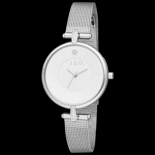 JAG LADIES LEXI SILVER DIAL WATCH - TILT VIEW